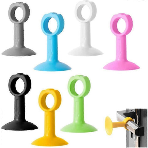 Bathroom Rear Handle Silicone Crash Pads 7 Pack 7 Colors