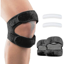 Lot de 2 sangles de soutien du tendon rotulien pour hommes et femmes, soulageant les douleurs au genou