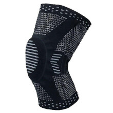 Anti-Collision Compression Leg Guards Basketball Running Squat Fitness 1pcs-black&grey