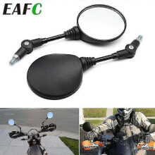 Qx 2pcs Foldable Round 10mm Scooter Rear View Mirror for KTM Motocross Bike Accessories
