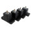 4 Pack Black Rubber Air Conditioner Anti-Vibration Shock Absorbing Isolator Pads Bracket 1