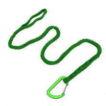 2 Pack Kayak Paddle Leash & Paddle Board Leash Fishing Lanyard Carabiner Kayaking Green