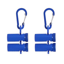 Tall Stair Gauges with Holder & Carabiner Knobs for Framing Square and Circular Saw Layout