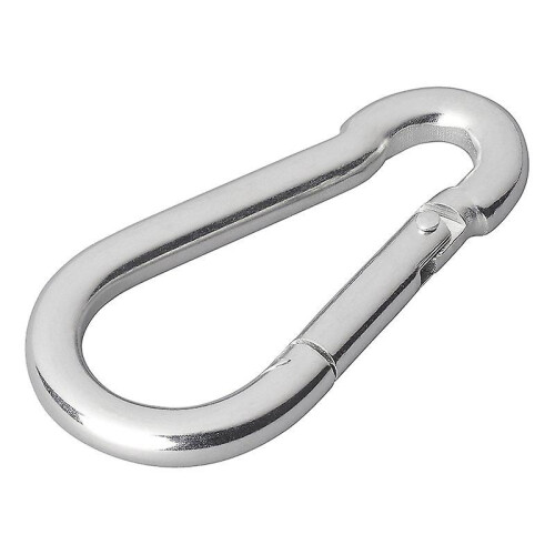 Carabiner hook metal 8x80mm