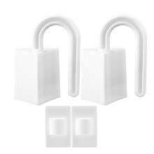 Baby Kid Child Finger Pinch Guard Plastic Door Hinge Rotatable Safety Stopper
