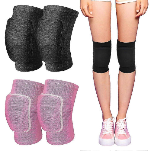 Ginocchiere elastiche protettive per danza e atletica, set da 2