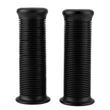 Par 1 tum 25 mm 1,1 tum 28 mm universellt motorcykel vintage TPU-styregrepp svart