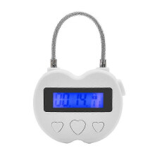 Inteligentna kłódka z elektronicznym timerem LCD i wodoodporną ładowalną kłódką tymczasową USB