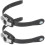 2Pcs Ski Snowboard Binding Ice Skate Inline Skate Buckle Strap Screw Excellent 1