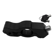 Motorcycle Grip Lock CNC Aluminum Anti-Theft for Dirt Bike Moped Scooter ATV Black