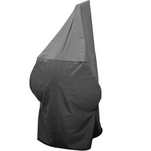Patio Fountain Cover 50H Inch Polyester Drawstring Rain Snow Protection Black
