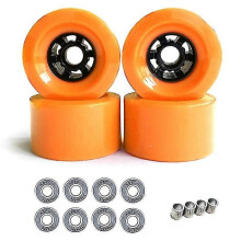 roues d'inertie Pro 78A pour longboard cruiser, 90 x 52 mm, grandes roues souples