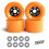 4Pcs 90x52mm Pro 78A Longboard Cruiser Flywheels Big Soft Wheels 1