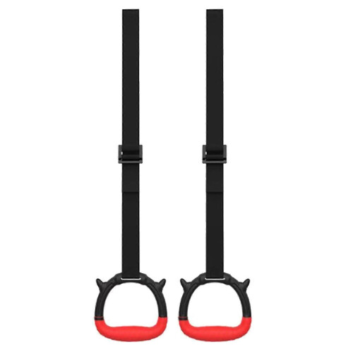 Adjustable Gymnastics Rings Pull Up Strap Set Home Gym Strength Training