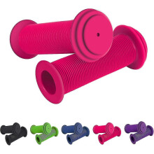 Mjukt och halkfritt cykelstyre för barn, rosa