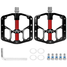 3 Bearing Platform Pedal Durable Chrome Molybdenum Steel Bicycle Accessories