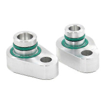 Aluminum Alloy 2pcs Rear AC Block Off Kit For Expedition 2007-2018