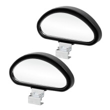 2 Pack Car Blind Spot Mirror Universal Wide Angle Side Rear Safety for All Vehicles