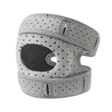 Kinetix Flexible Comfortable Antislip Knee Pad for Fitness Running Sports Training Grey L