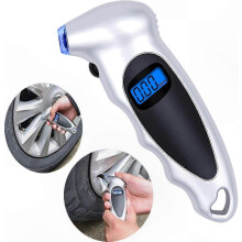 Digital däcktrycksmätare 4 ventilhattar 150 PSI bil motorcykel cykel användning
