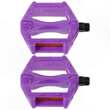 Kids Bike Pedals Pair Durable Plastic Comfortable Grip Anti-Slip Stable Riding