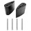 Carbon Aerobar Spacers Kit 540mm TT Handlebar Height Riser Black 1