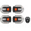 4Pcs Bicycle Turn Signals with Alarm Remote Control Integrated Tail Light Waterproof Str 1