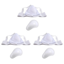 3X Men Groin Protector Guard Boxing Kickboxing Muay Vent Adj Karate Fighting Training S