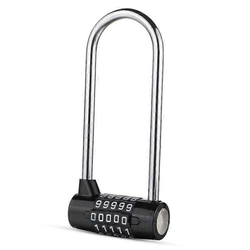 5-Digit Combo Lock 16cm Shackle Waterproof Resettable Anti-Theft for E-Scooters MTB