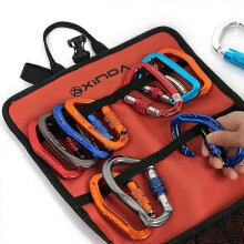 Rappel Carabiner Lightweight Portable Climbing Equipment Tote Bag Holder