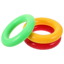 Sports Relay Stick Training Tool Kids Adults Red Lightweight High Elasticity 3Pcs