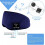 Prettyui Bluetooth 5.0 søvnmaske-øretelefoner med håndfri 4