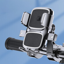 Soporte para teléfono de motocicleta ABS giratorio 360