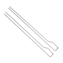 Espetos para churrasco FRCOLOR em aço inoxidável, 2 unidades, 30 cm (11,8 polegadas)