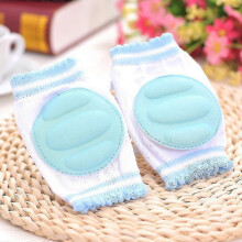 2 Pairs Baby Non-slip Smiley Knee Pads Socks Crawling Toddler Boys Girls Infant Gift