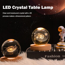 Galaxy Crystal Ball Night Light Decoration 1 Piece