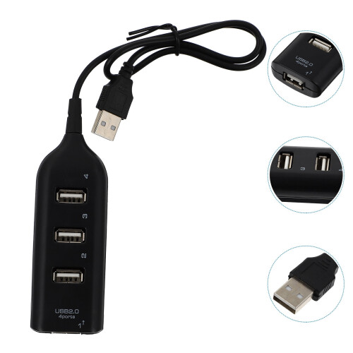Divisor de datos portátil de 4 puertos USB 2.0 (1 unidad) 2