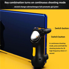 6X Controlador de Juego de Disparo Capacitancia L1R1 BotóN de Objetivo de Fuego Mando de Videojuegos Palanca de Mando para Tablet FPS Juego para