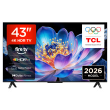 TCL 43" 4K Ultra HD Smart Fire TV [2026] - 43V6D-UK