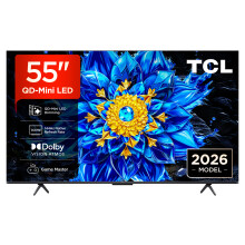 TCL 55" 4K Ultra HD QLED Smart Google TV [2026] - 55P8L-UK