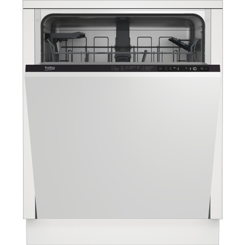 Beko Beko b300 Fully Integrated Standard Dishwasher - Black - D Rated