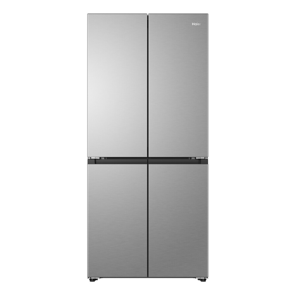 Haier Cube Series 5 American Fridge Freezer - Inox - D Rated