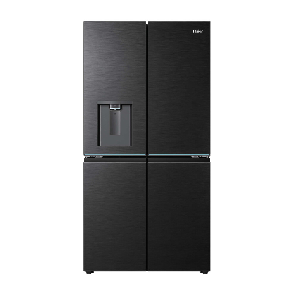 Photos - Fridge Haier American  Freezer - Obsidian Steel - C Rated 