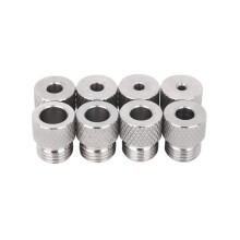 8pc Stainless Steel Drill Bushings 3-10mm Holes M14x1.5 Thread