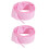 Checkered Shoelaces Colorful Polyester Shoe Laces-Pink 100cm 1