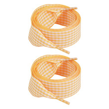 Checkered Shoelaces Colorful Polyester Shoe-Bright o 120cm