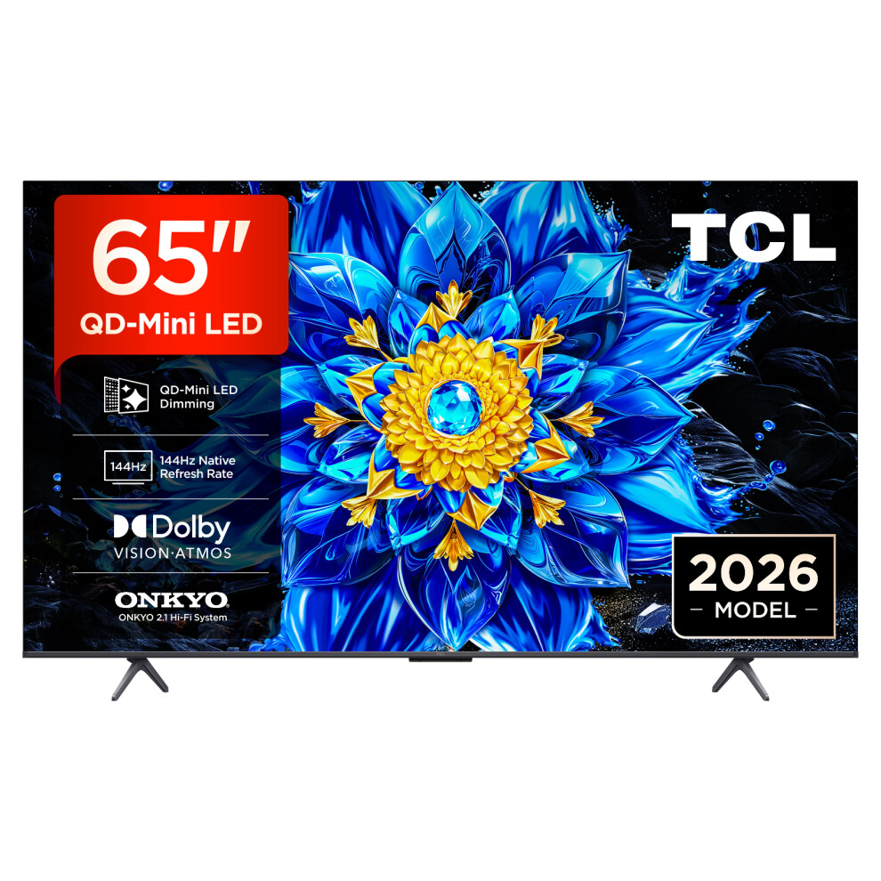Tcl 65" 4K Ultra Hd Qled Smart Google Tv [2026] - 65P8l-Uk - Image 4