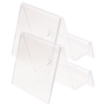 Akrylväskhållare transparent enkelskiktad 2-pack
