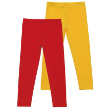 Girls' leggings for ages 3-12, 2-piece set, stretchy and
