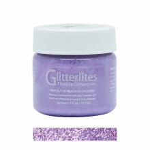(Lavender) Angelus Glitterlites Paint - Sparkling Glitter Effects for Leather 1oz
